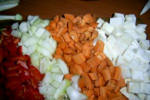 Ciorba a la grec cu legume si ciuperci