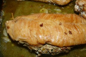 Rulouri din carne de curcan