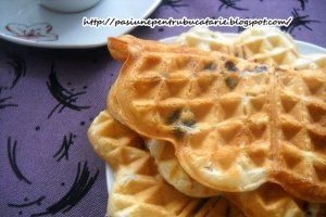 Waffe cu picaturi de ciocolata