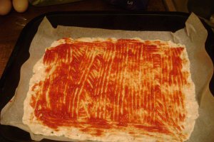 Tarta cu piept de pui