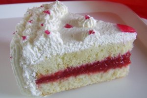 Tort alb-rosu pentru 8Martie