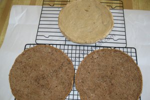 Tort Milch Schnitte cu afine