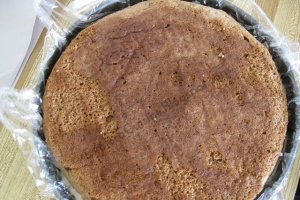 Tort Milch Schnitte cu afine