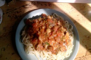 Spaghette cu legume