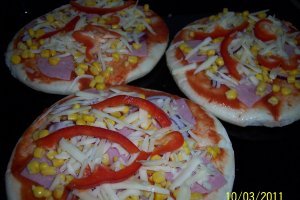 Pizza cu sunca