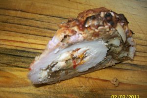 Rulouri de porc umplute cu smochine