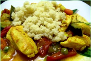 Pui cu legume si cuscus