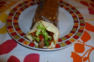 Kebab con piadine