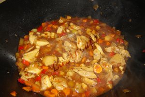 Pui cu curry