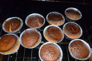 Briose cu dulceata de cirese amare si nutella ( primele mele briose)
