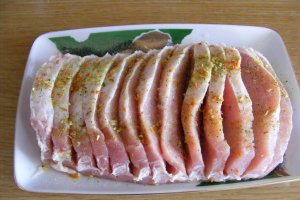 Muschi de porc cu condimente -la cuptor
