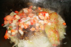 Legume si carne la Wok