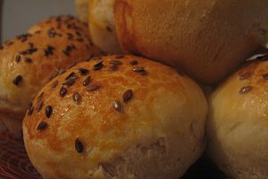 Muffins-Chifle cu seminte de in