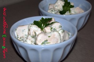 Curcan cu sos de iaurt