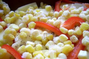 Friptura de pui cu legume