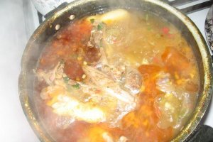 Tocanita de pui cu pilaf de orez