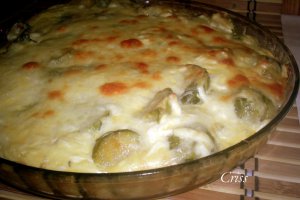 Varza de Bruxelles gratinata