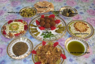 Micul dejun arab-1.Hummus bel tahini-Pasta de naut( de post)