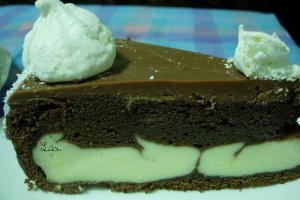 Cheesecake cu ciocolata si cafea