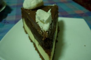 Cheesecake cu ciocolata si cafea