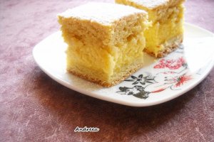Prajitura cu crema de branza