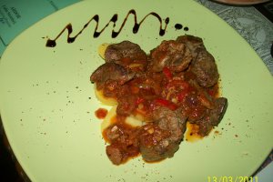Ficatei de pui cu legume