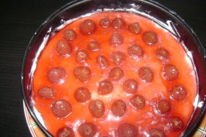 Cheesecake cu zmeura