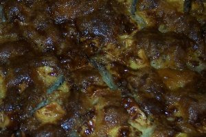 Prajitura marmorata cu mere