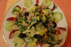 Salata de cruditati cu ton