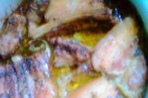 Piept de porc in bain marin cu Orez Aromat