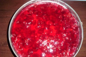 Tarta de branza cu visine