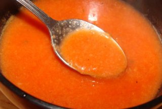Supa crema de rosii