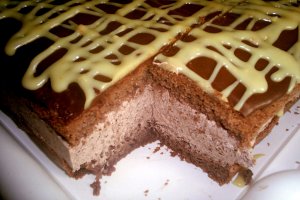 Prajitura cu ganache de ciocolata