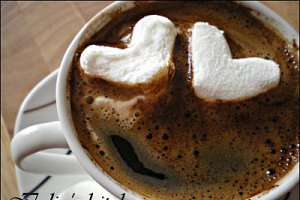 Marshmallow coffee