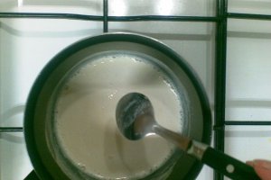 Gris cu lapte si caramel