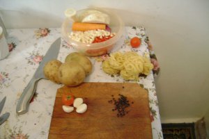 Ciorbita de vitel si oase de purcel
