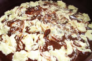 Negresa cu crema de branza