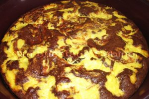 Negresa cu crema de branza