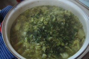 Pulpe aromate pe pat de varza creata