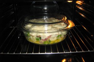 Legume (brocolli,conopida, varza de bruxelles)la cuptor cu sunculita afumata si ciuperci
