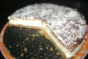 Coconut cheesecake