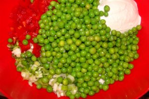 Terina de legume cu branza