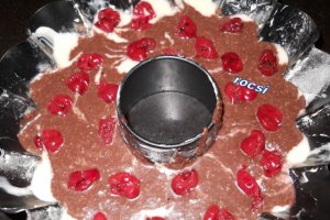 Chec cu nuca de cocos si visine