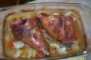 Copane de curcan la cuptor