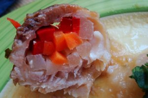 Rulouri de peste cu piure fructat