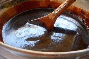 Tarta cu ciocolata,branza si caramel