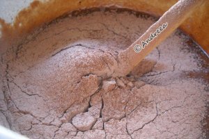 Tarta cu ciocolata,branza si caramel