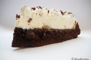 Tarta cu ciocolata,branza si caramel