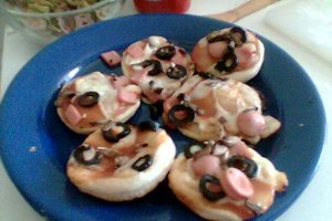 Mini pizza in foitaj