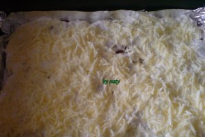 Piept de pui cu sos de usturoi si cascaval la cuptor